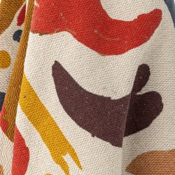 Bloomingville - Plaid m/mnster Horus 160x130 cm. Genanvendt Bomuld Multi