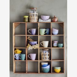 Bloomingville Tilo Vg Reol, brun genanvendt tr L: 70 H: 70 D: 10 cm. 