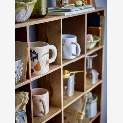 Bloomingville Tilo Vg Reol, brun genanvendt tr L: 70 H: 70 D: 10 cm. 