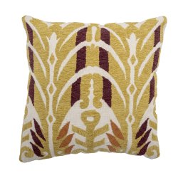 Bloomingville - Newbury Pude, Gul, Bomuld 45 x 45 cm. 