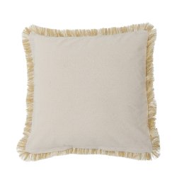 Bloomingville - Asu Pude m/Mnster Brun Viskose 50 x 50 cm. 