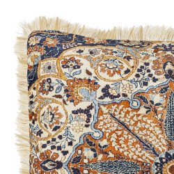 Bloomingville - Asu Pude m/Mnster Brun Viskose 50 x 50 cm. 