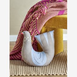 Bloomingville - Trudy Pude Hne, Brun, Bomuld OEKO-TEX 30 x 33 cm. 