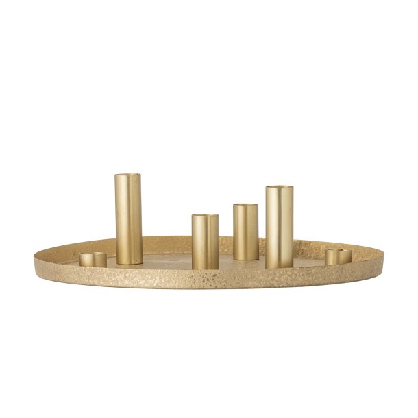 Bloomingville - Lysestage/Adventskrans Maxime Guld Metal : 30 cm. 