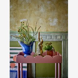 Bloomingville - Tausi Lysestage Pfugl Guld Poly L: 16,5 H: 28 B: 12,5 cm. 