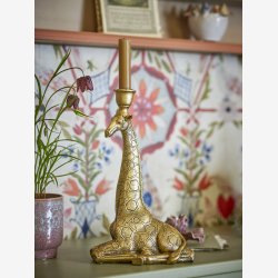 Bloomingville - Twiga Lysestage Giraf Guld Poly L: 19 H: 32 B: 9,5 cm. 