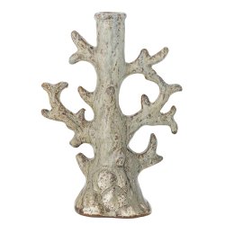 Bloomingville - Lysestage Koral Bridget Gr Stentj L: 16 H: 23 B: 8 cm. 