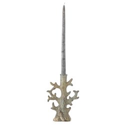 Bloomingville - Lysestage Koral Bridget Gr Stentj L: 16 H: 23 B: 8 cm. 