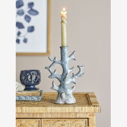 Bloomingville - Lysestage Koral Bridget Gr Stentj L: 16 H: 23 B: 8 cm. 