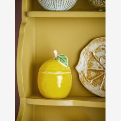 Bloomingville - Limone Citron Krukke Gul Stentj : 9 H: 12 cm. 