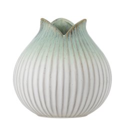 Bloomingville - Vase Skylar Grn Stentj : 19,5 H: 19,5 cm. 