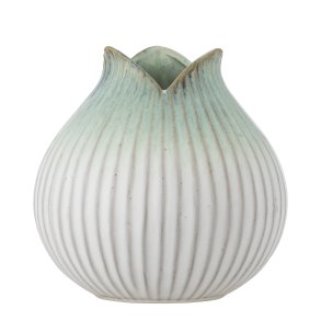 Bloomingville - Vase Skylar Grn Stentj : 19,5 H: 19,5 cm. 