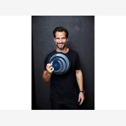 BITZ - Tallerken Gastro Sort/Mrkebl 27xH2,5cm Stentj.