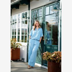 Marta Du Chateau - MdcMarilyn Bukser Lysebl� Denimlook.