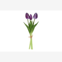 Tulipan Bundt 3 stk. Lilla H:29cm.