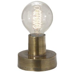 PR HOME - Notice Lampefod, Messing, 12cm.