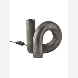 PR HOME - Swirl lampefod, slv, 18 cm