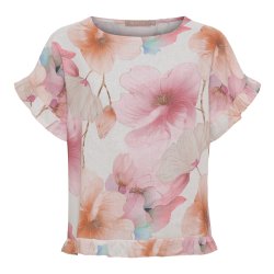 Marta Du Chateau - MdcMathea Bluse Pink/Blomsterprint Flere strs.