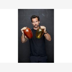 BITZ - Vase Amber 13xH20cm Stentj.