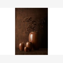 BITZ - Vase Amber 13xH20cm Stentj.