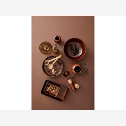 BITZ - Vase Amber 13xH20cm Stentj.