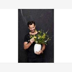 BITZ - Vase Creme 15,5xH25cm Stentj.