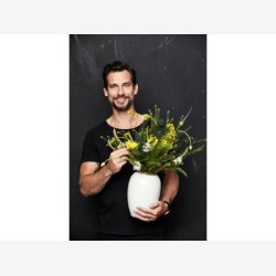 BITZ - Vase Creme 15,5xH25cm Stentj.