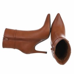 OLGA - St�vle m/stilet h�l &amp; "Guld" sp�nde