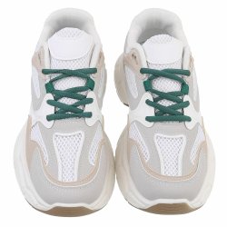 OLGA - Fritidssko Beige/Hvid