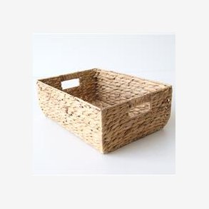 Skuffekurv i vandhyacint � 43x30h16cm.