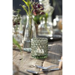 Ib Laursen | Fyrfadsstage glas i grn