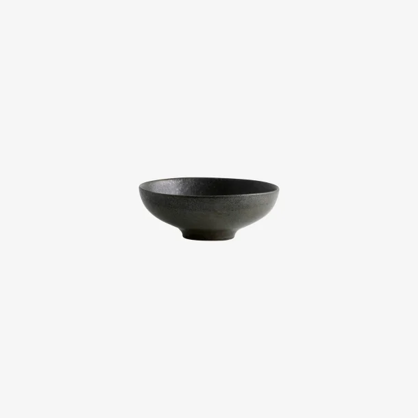 NORDAL - Sk�l Mat Sort Keramik H6.5x�16.5 cm.