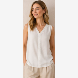 Ofelia - Agnes Top Hvid