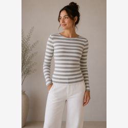 Marta Du Chateau - MdcBegonia Lang�rmet Bluse Gr�