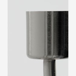 House Doctor - Lysestage S�lv Finish H20xL9,5 cm.