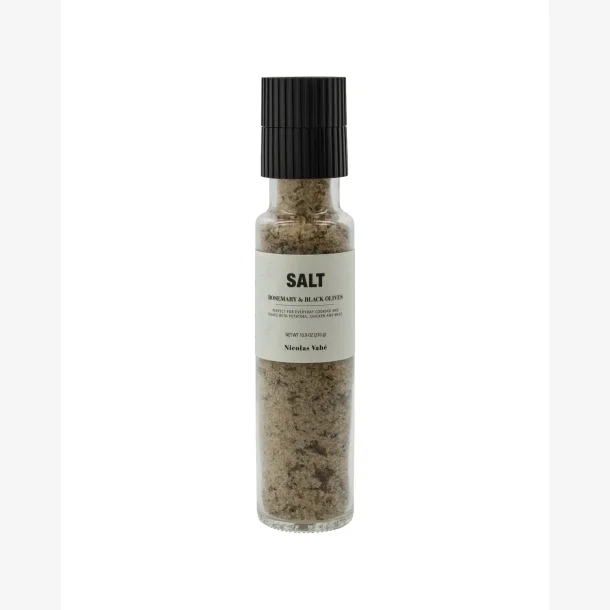 Nicolas Vah� - Salt, rosmarin og sorte oliven, 310 g.