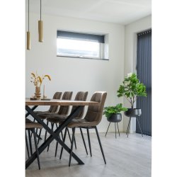 House Nordic - Ardola blomsteropsats, sort, st af 2 stk.