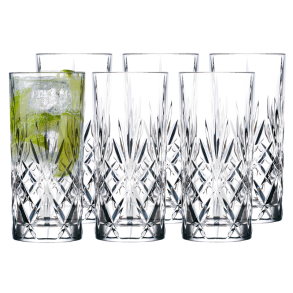 Lyngby Glas - Melodia Highball 36cl. 6 stk.