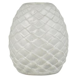 Stillenat kogle stage til kronelys hvid H: 7,5 : 6,3cm.