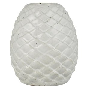 Stillenat kogle stage til kronelys hvid H: 7,5 : 6,3cm.