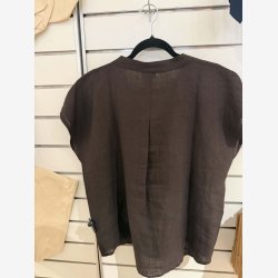 Agenda - Janella Top Brun 100% h�r