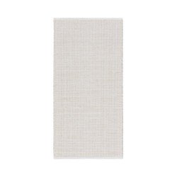 Svanefors - Gulvtppe mnstret 70x240cm. hvid