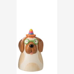 J-Line - Vase i hundeform Keramik 3 varianter 22,5x12,5cm