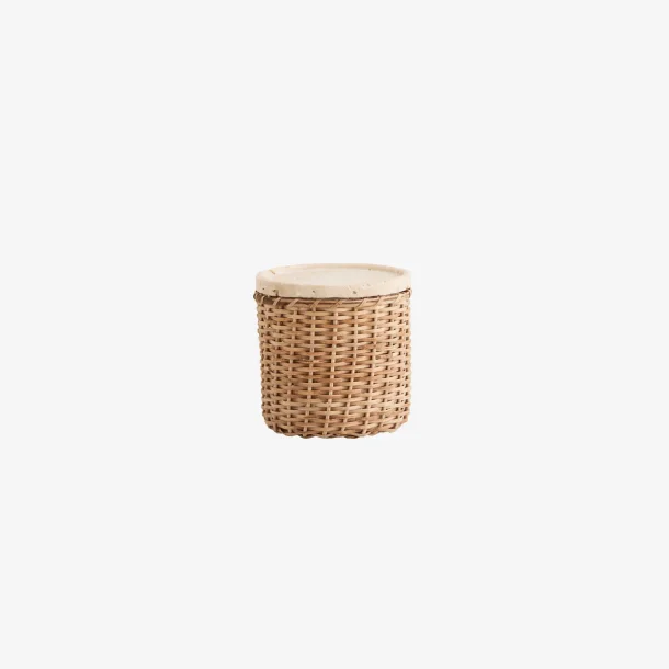 NORDAL - Arica Kurv m/l�g Natur H10.5x�11 cm.