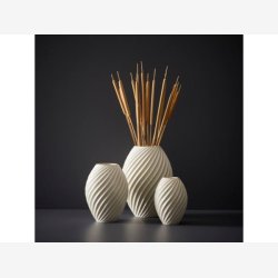 Mors - River Vase 26 cm Hvid