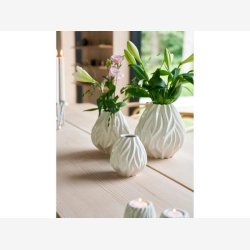 Mors - Flame Vase 15 cm Hvid