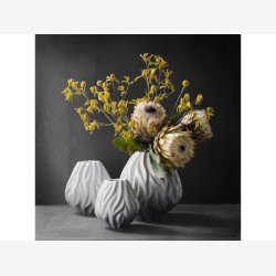 Mors - Flame Vase 15 cm Hvid