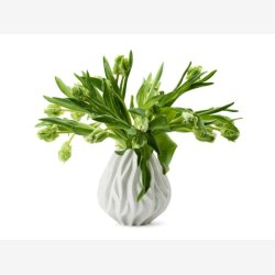 Mors - Flame Vase 19 cm Hvid