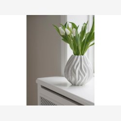 Mors - Flame Vase 19 cm Hvid