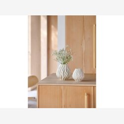 Mors - Flame Vase 19 cm Hvid